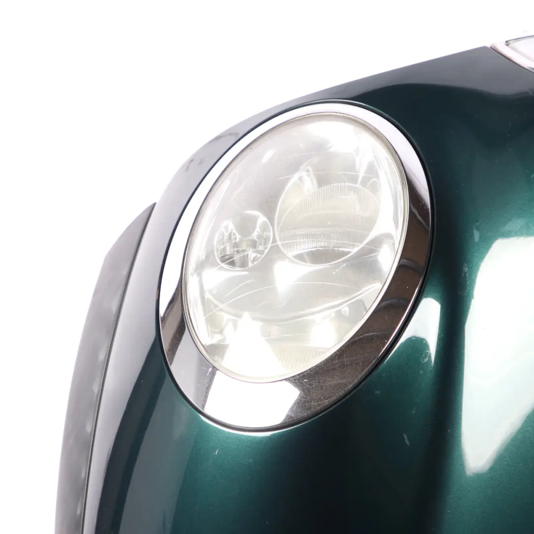 Mini R50 R52 Front Hood Complete Bonnet Headlight British Racing Green - 895