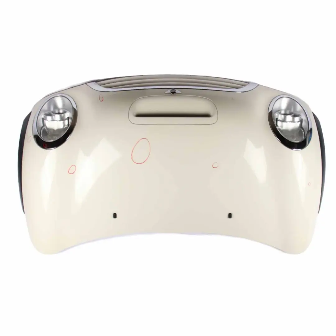 Front Hood Mini R52 R53 Cooper S Complete Bonnet Panel Pepper White - 850