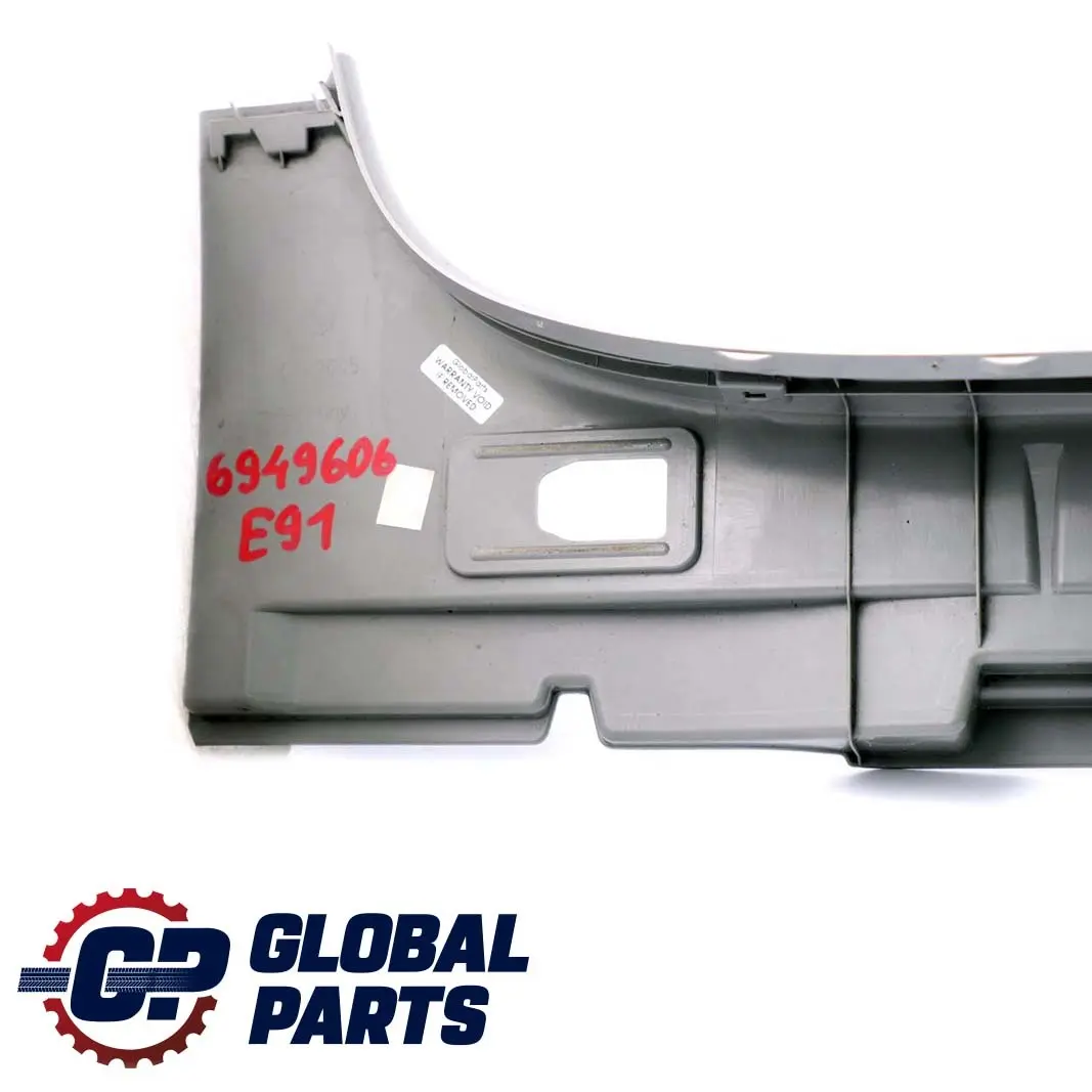 BMW 3 Series E91 Touring Boot Trunk Floor Loading Sill Trim Panel Grey 6949605