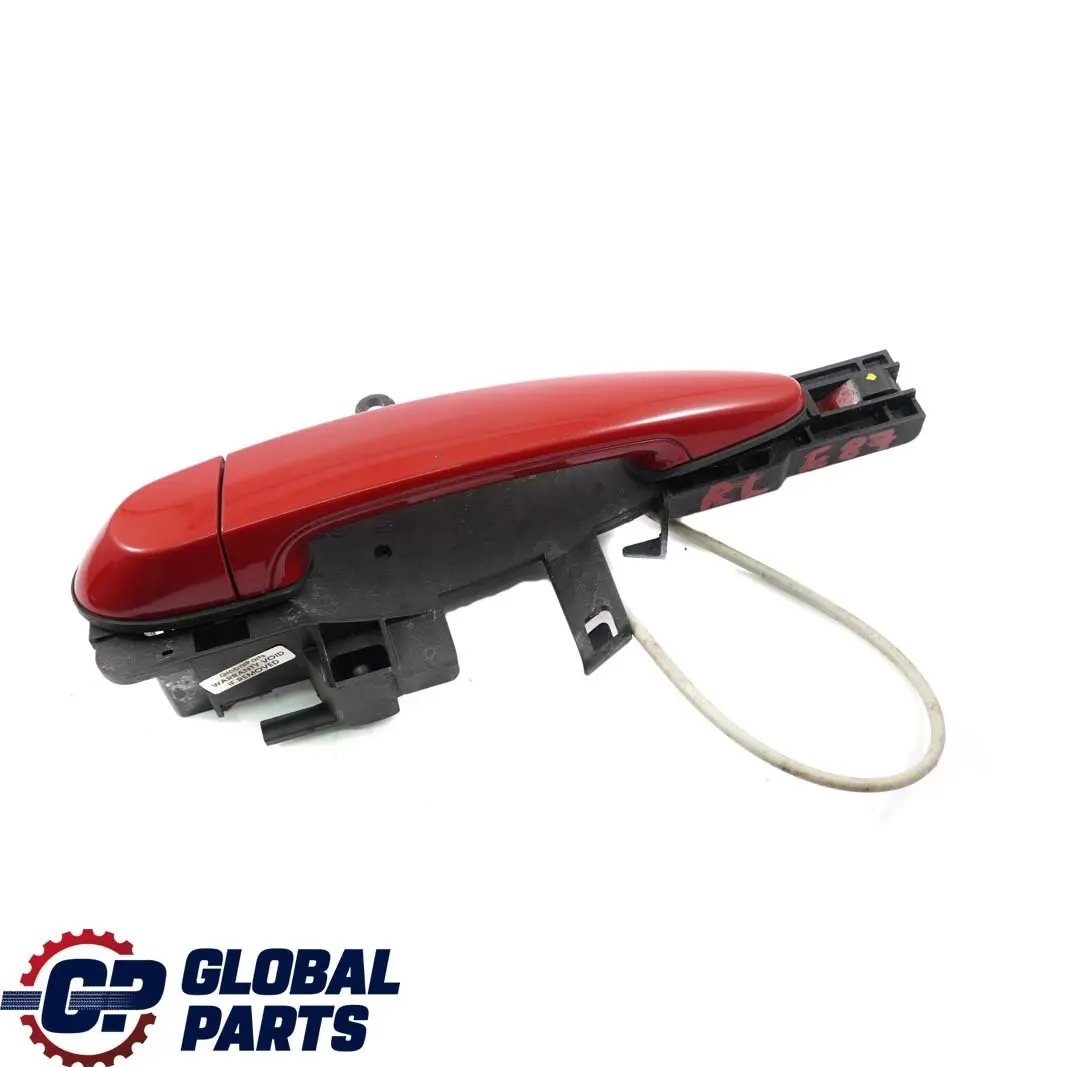 BMW 1 Series 1 E87 Complete Rear Left Grab Handle N/S Karmesinrot Crimson Red