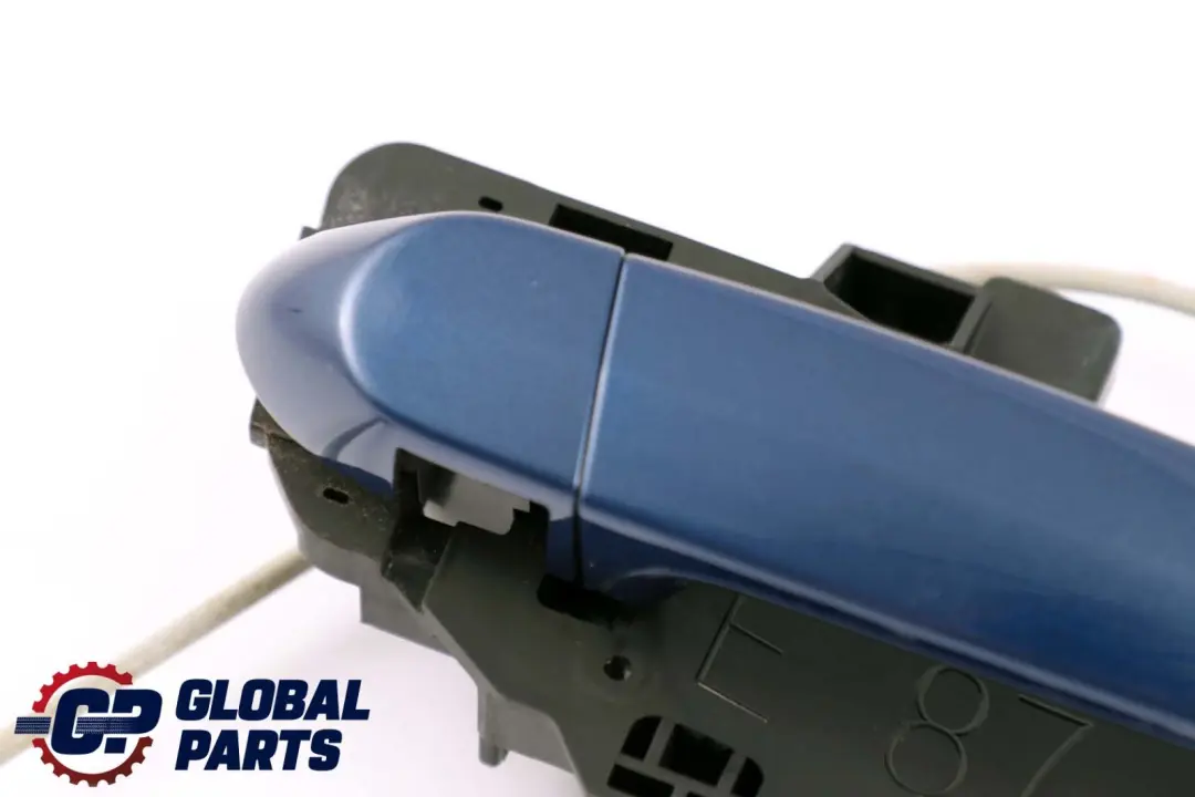 BMW 1 Series E87 Complete Rear Right Door Grab Handle O/S Le Mans Blau Blue 381