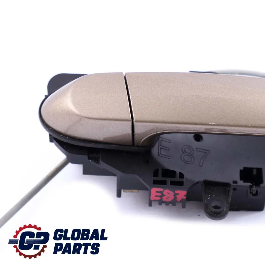 BMW 1 Series E87 Complete Rear Right O/S Grab Door Handle Sonora Metallic A23