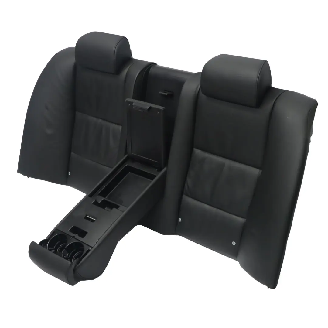 BMW E60 Bezug Lehne Schwarz Leder Dakota Rückenlehne Couch Sitz Hinten