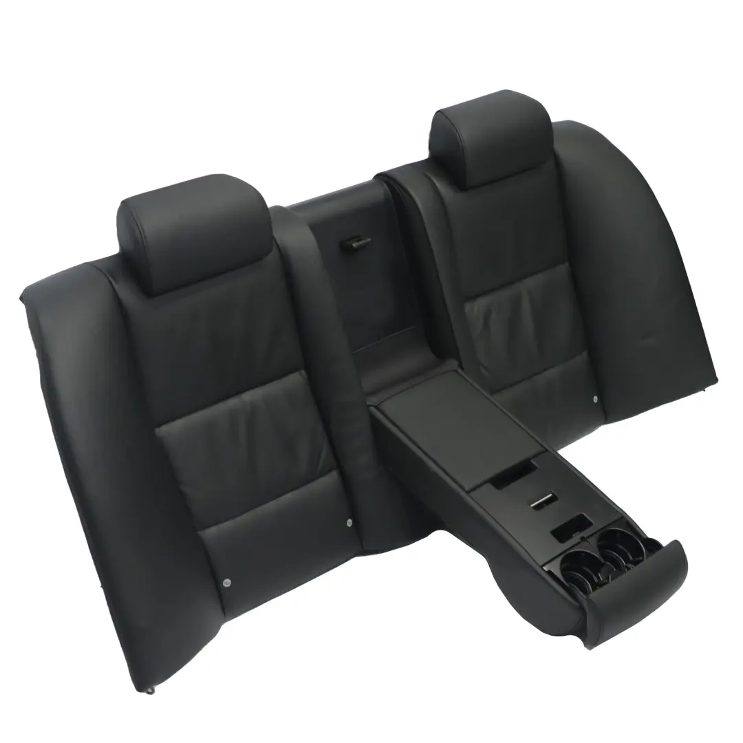 BMW E60 Bezug Lehne Schwarz Leder Dakota Rückenlehne Couch Sitz Hinten