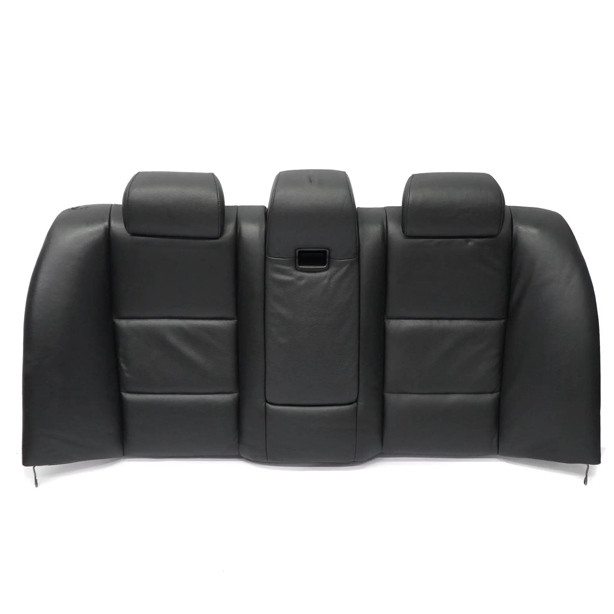 BMW E60 Interior Cubierta Respaldo Asientos Traseros Asiento Cojin Cuero Negro