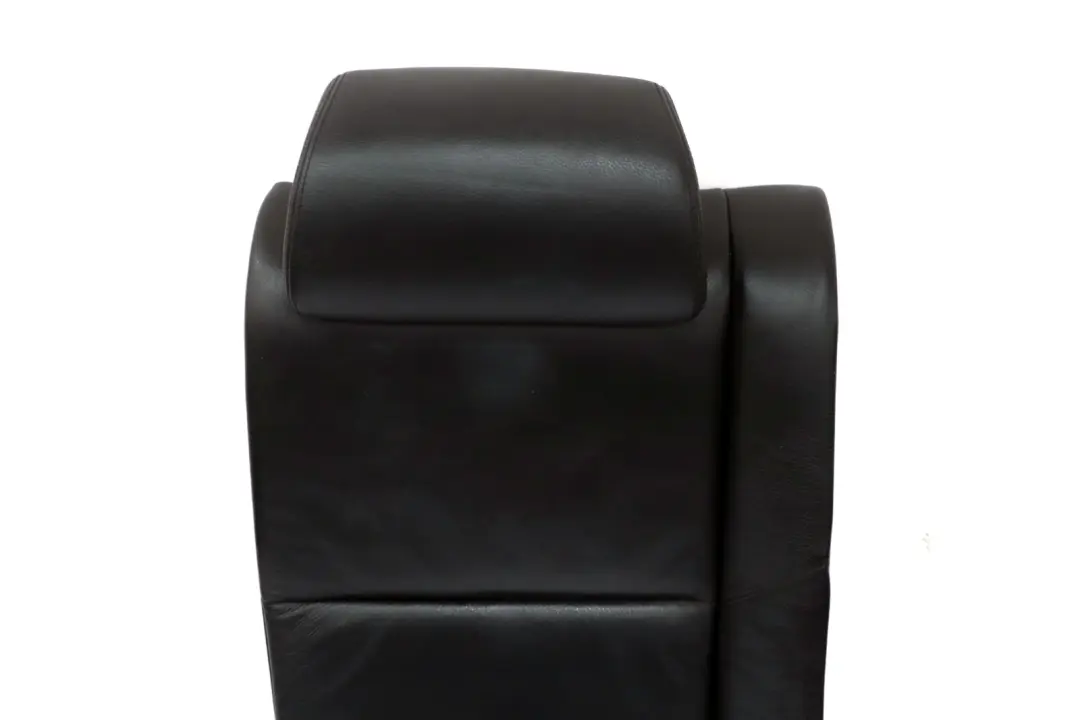 BMW 5 Series E60 Rear Right O/S Seat Cover Backrest Leather Dakota Black