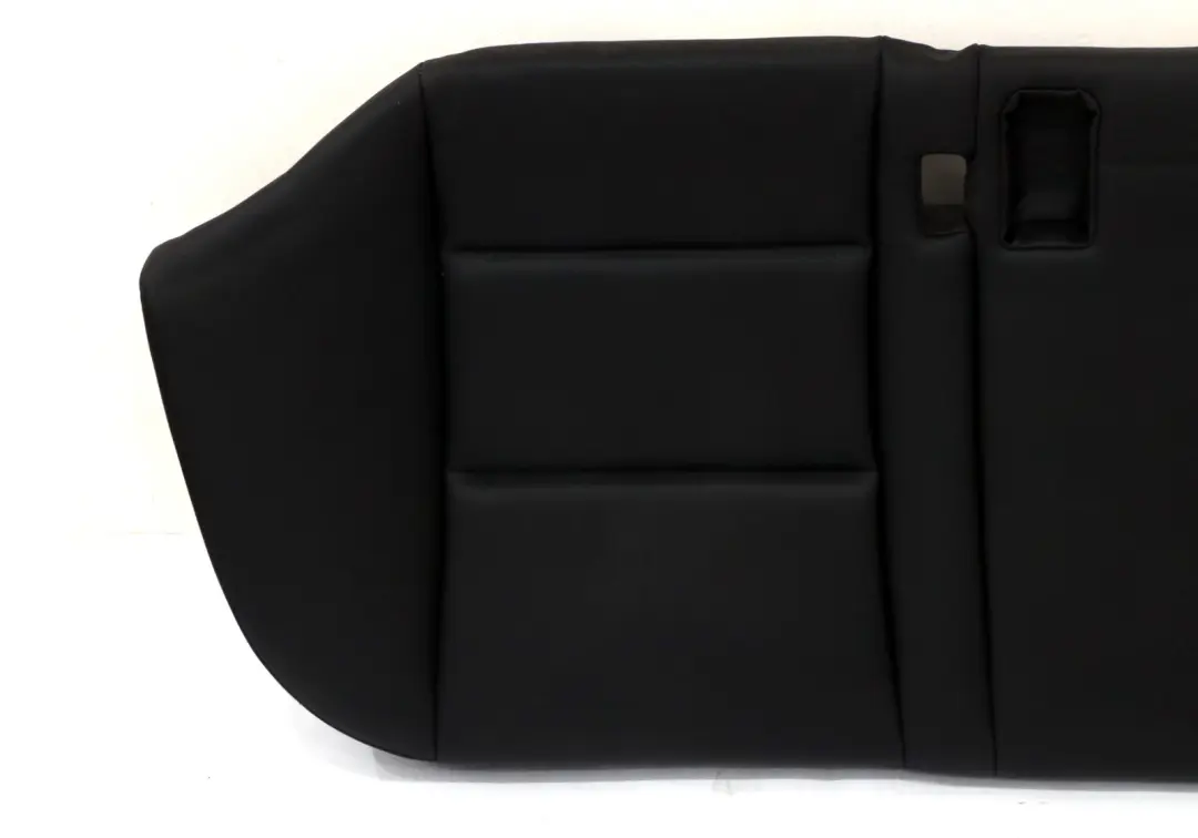 BMW 5 Series E60 Black Vinyl Imitation Leather Interior Rear Seat Sofa Couch