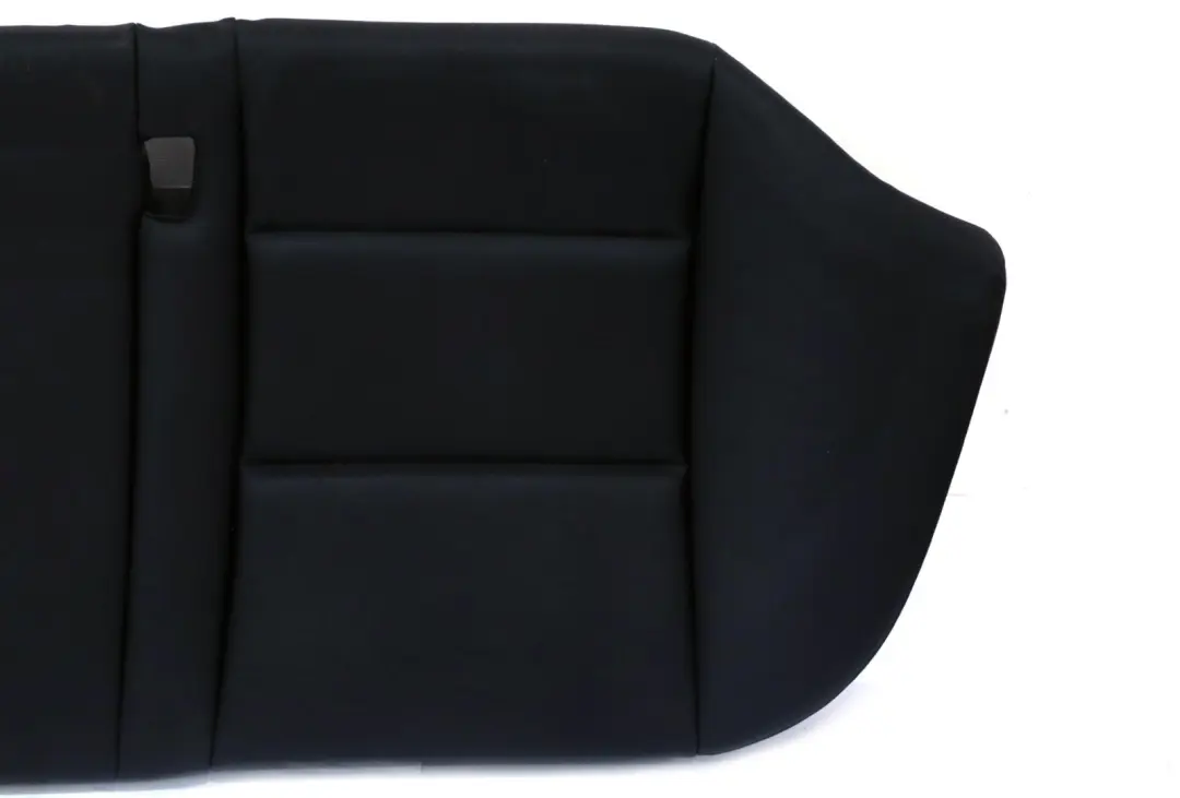 BMW 5 Series E60 Black Vinyl Imitation Leather Interior Rear Seat Sofa Couch