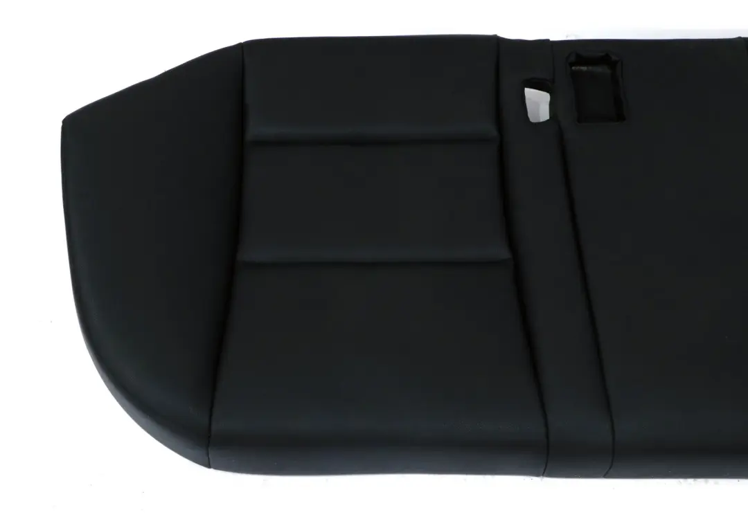 BMW 5 Series E60 Black Vinyl Imitation Leather Interior Rear Seat Sofa Couch