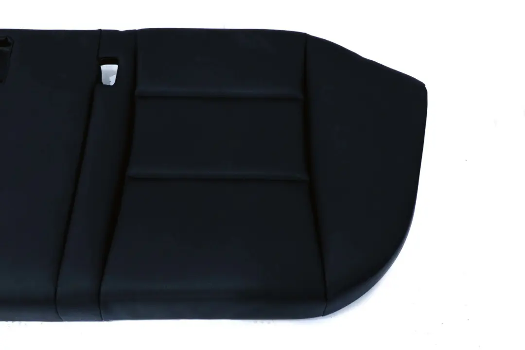 BMW 5 Series E60 Black Vinyl Imitation Leather Interior Rear Seat Sofa Couch