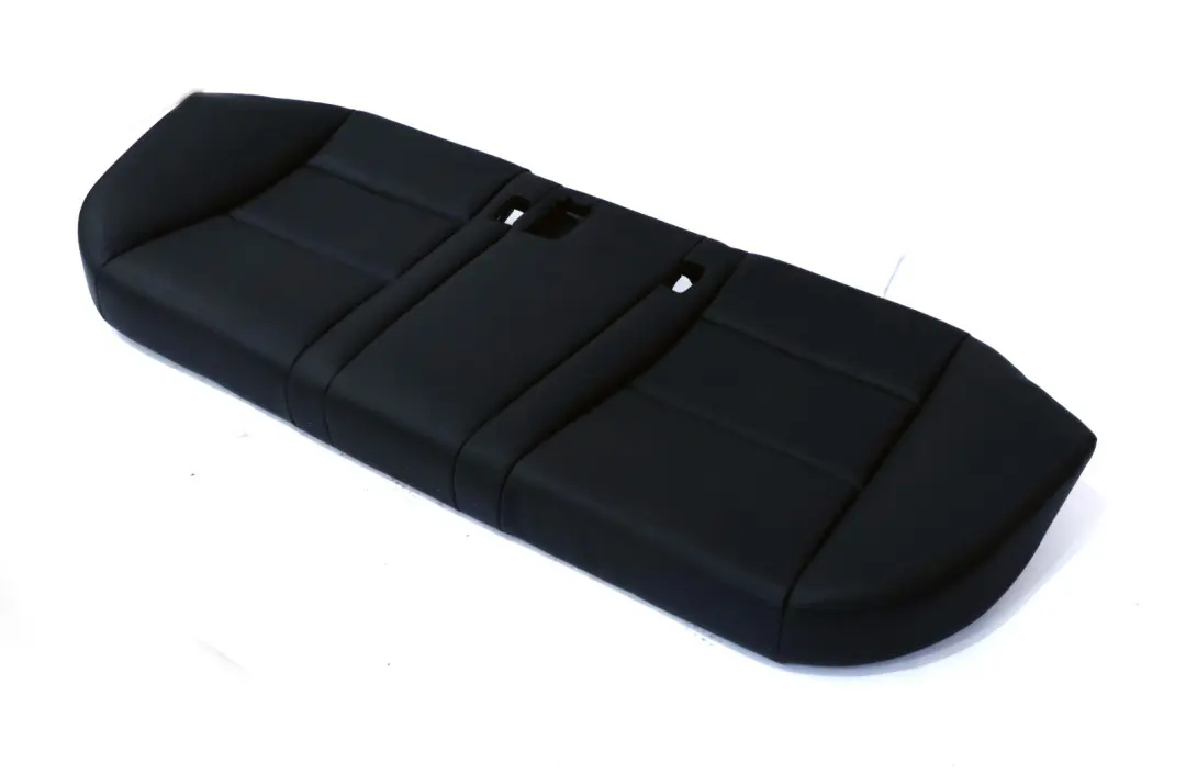 BMW 5 Series E60 Black Vinyl Imitation Leather Interior Rear Seat Sofa Couch