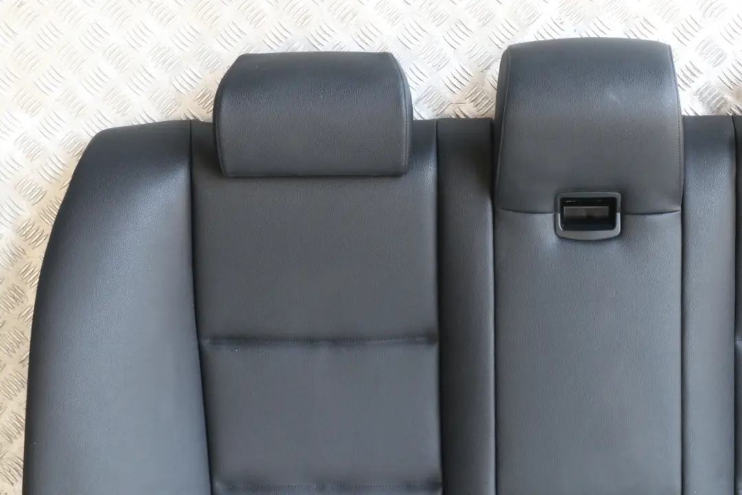 BMW 5 Series E60 Interior Cover Backrest Rear Seats Seat Black Imitation Leather