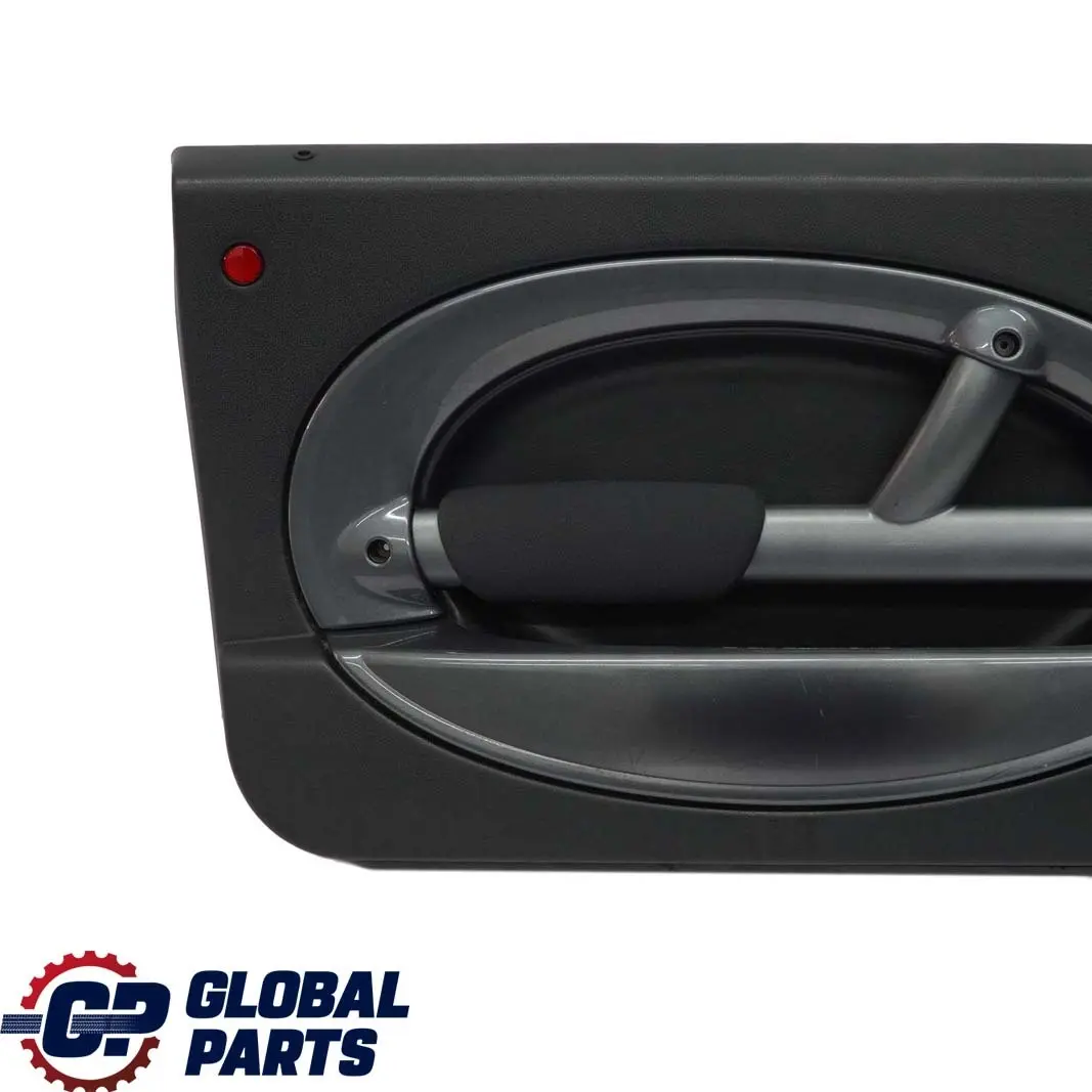 Mini R50 Front Left N/S Door Card Side Trim Panther Black Aqua Kaleido