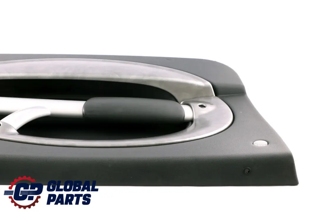 BMW Mini R50 R53 2 Front Left N/S Door Card Trim Panther Black Alloy Patina