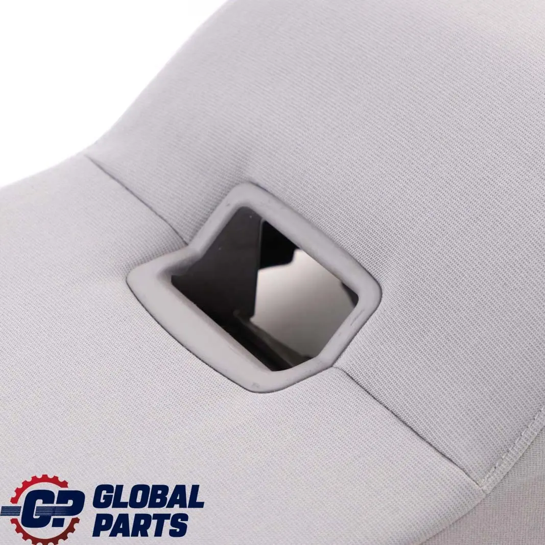 BMW 5 Series E60 Rear Seat Backrest Centre Armrest Shelf Cup Holder Cloth Grey