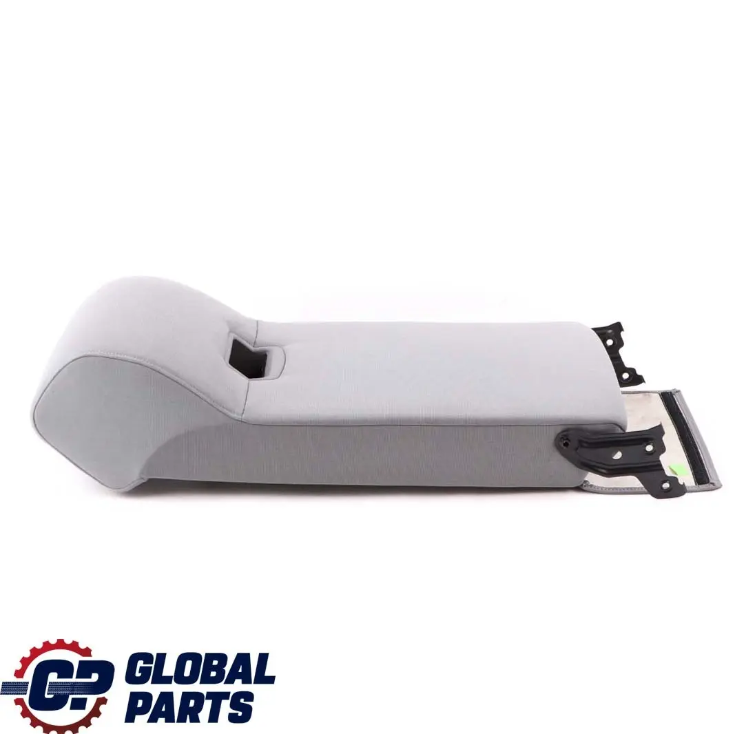 BMW E60 Rear Seat Backrest Centre Armrest Shelf Cup Holder Cloth Grey