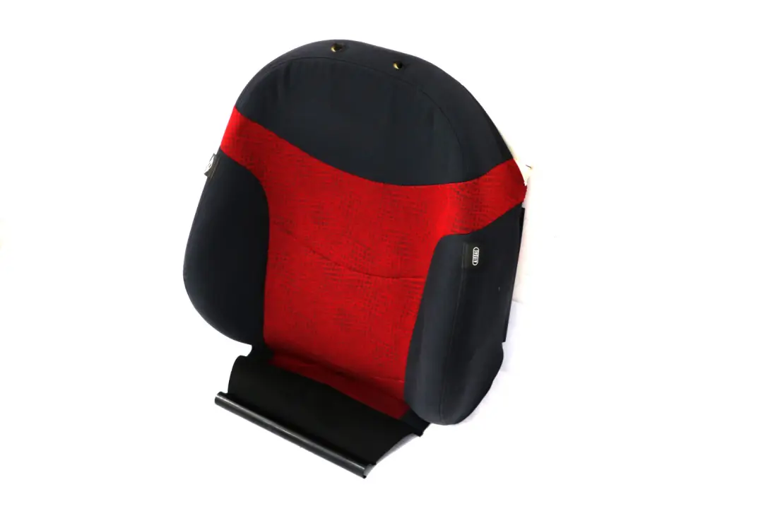 BMW Mini Cooper R50 Front Left Sport Seat N/S Backrest Squab Cloth Tartan Red