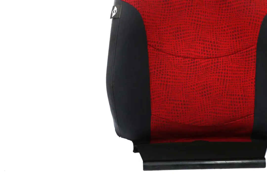 BMW Mini Cooper R50 Front Left Sport Seat N/S Backrest Squab Cloth Tartan Red