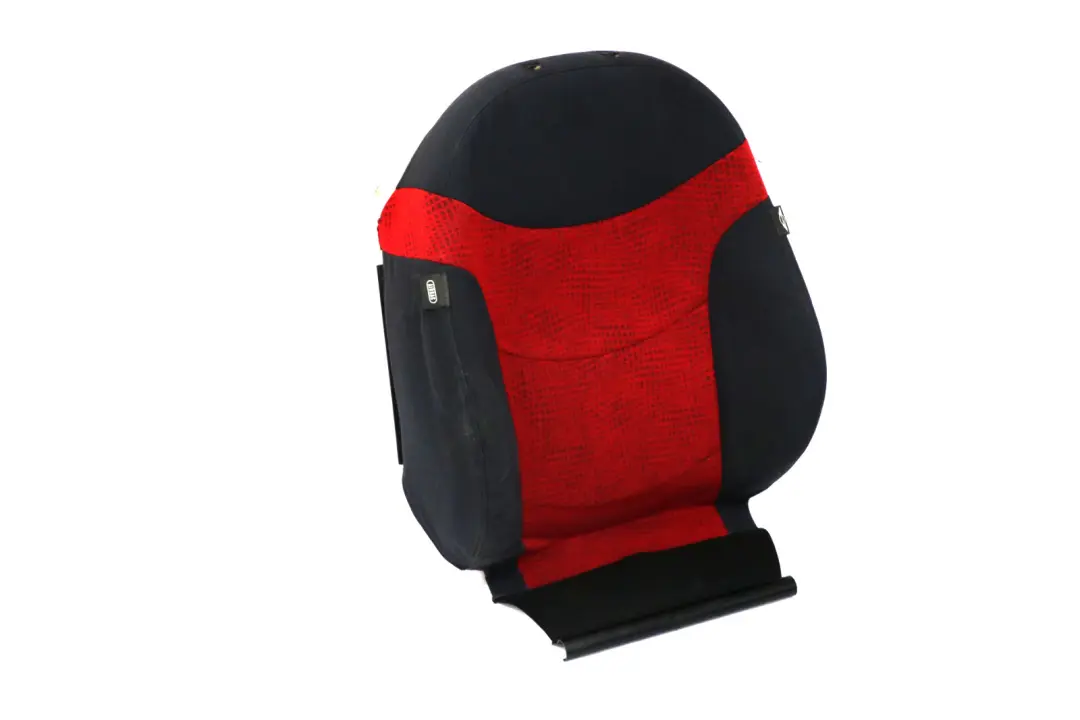 BMW Mini Cooper R50 Front Right Sport Seat O/S Backrest Squab Cloth Tartan Red