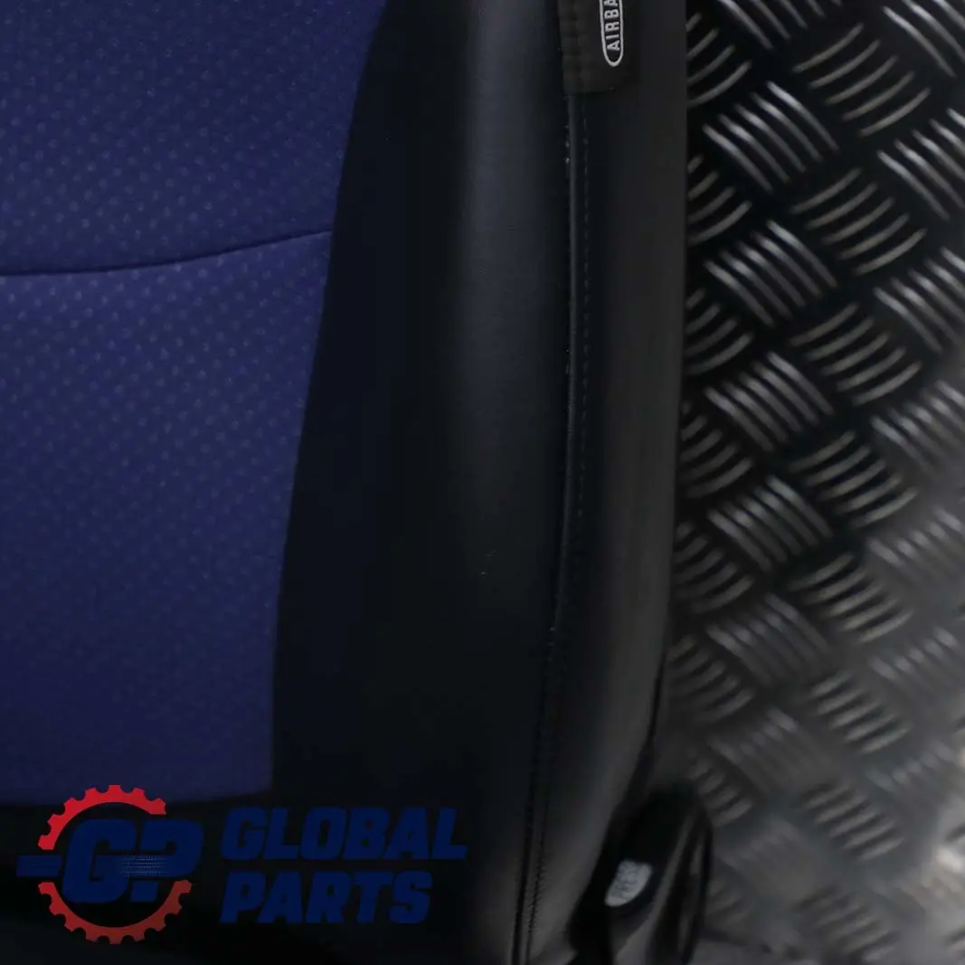 Mini Cooper S R50 R53 Front Left N/S Sport Cloth / Leather Satellite Blue Seat