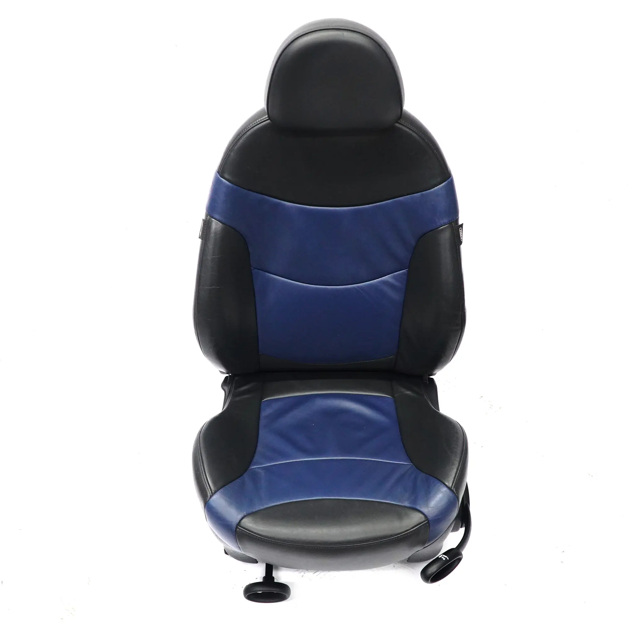 Asiento Delantero Mini R50 R53 Calefaccionado Izquierdo Sport Cuero Lapis Azul