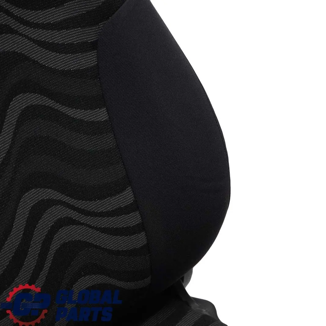 Mini Cooper One R50 Front Right O/S Cloth Seat Aqua Panther Black