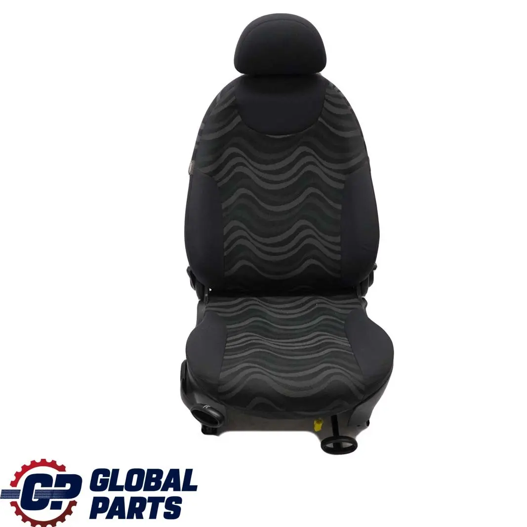 Mini Cooper One R50 Front Right O/S Cloth Seat Aqua Panther Black