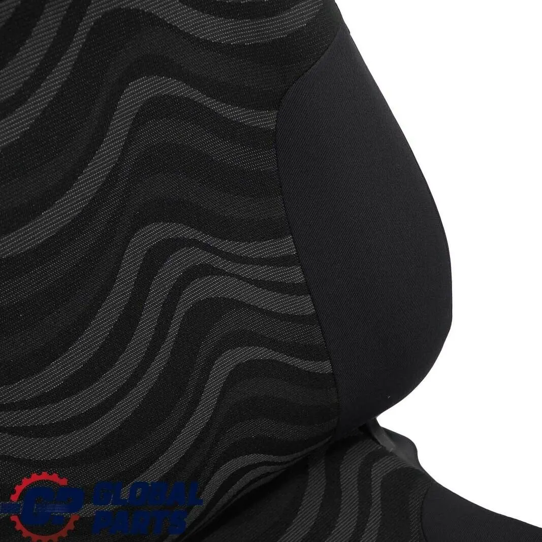 Mini Cooper One R50 Front Right O/S Cloth Seat Aqua Panther Black