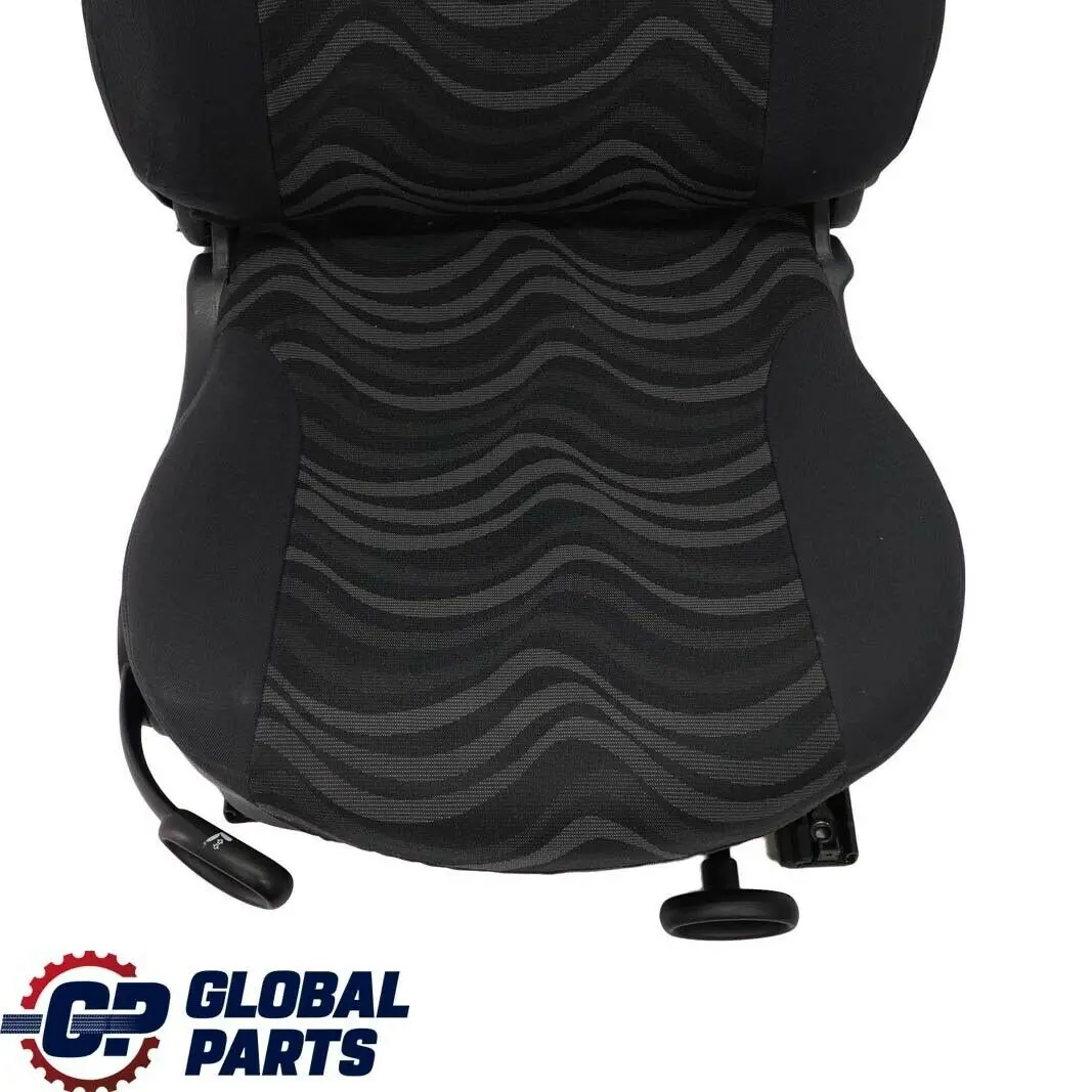 Mini Cooper One R50 Front Right O/S Cloth Seat Aqua Panther Black