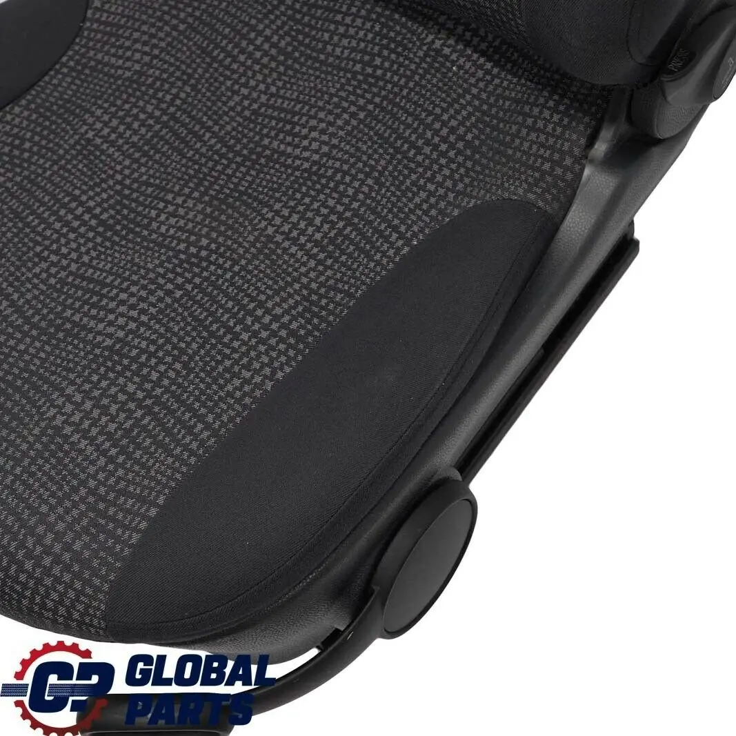 Mini Cooper One R50 Fabric Front Left N/S Cloth Seat Kaleido Black