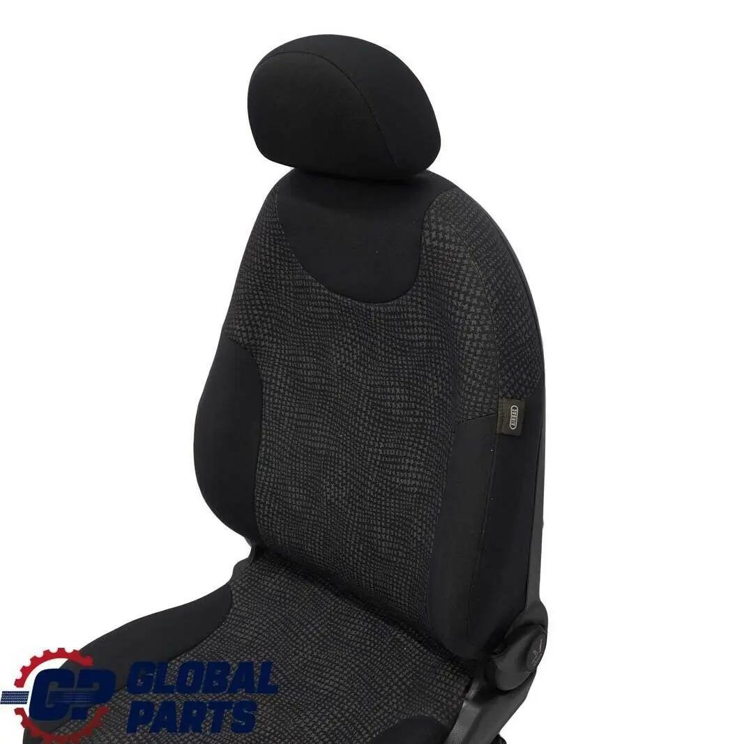 Mini Cooper One R50 Fabric Front Left N/S Cloth Seat Kaleido Black