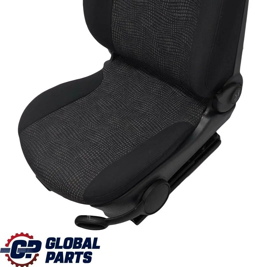 Mini Cooper One R50 Fabric Front Left N/S Cloth Seat Kaleido Black