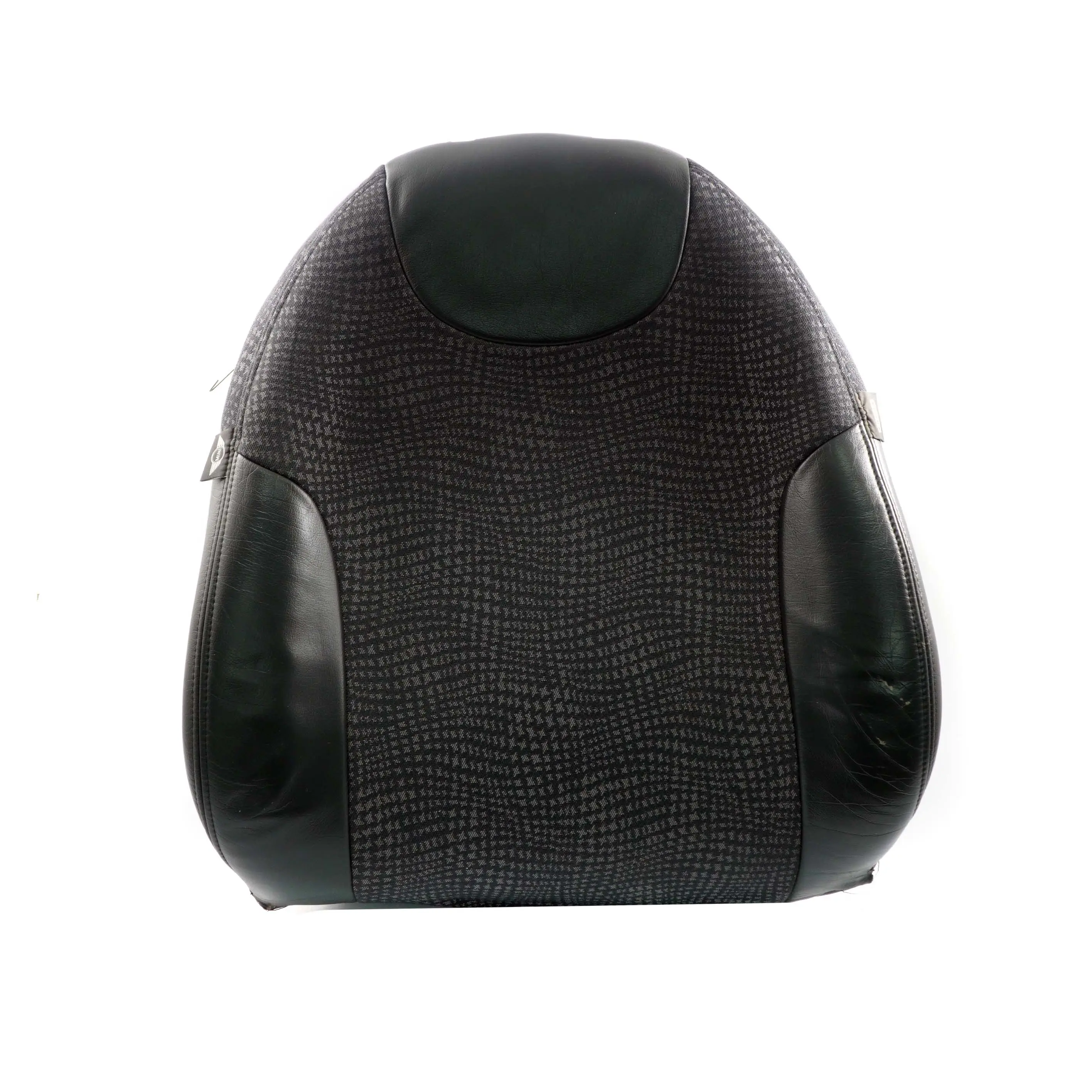 Mini Cooper R50 Front Left Seat N/S Backrest Cover Squab Half Leather Kaleido