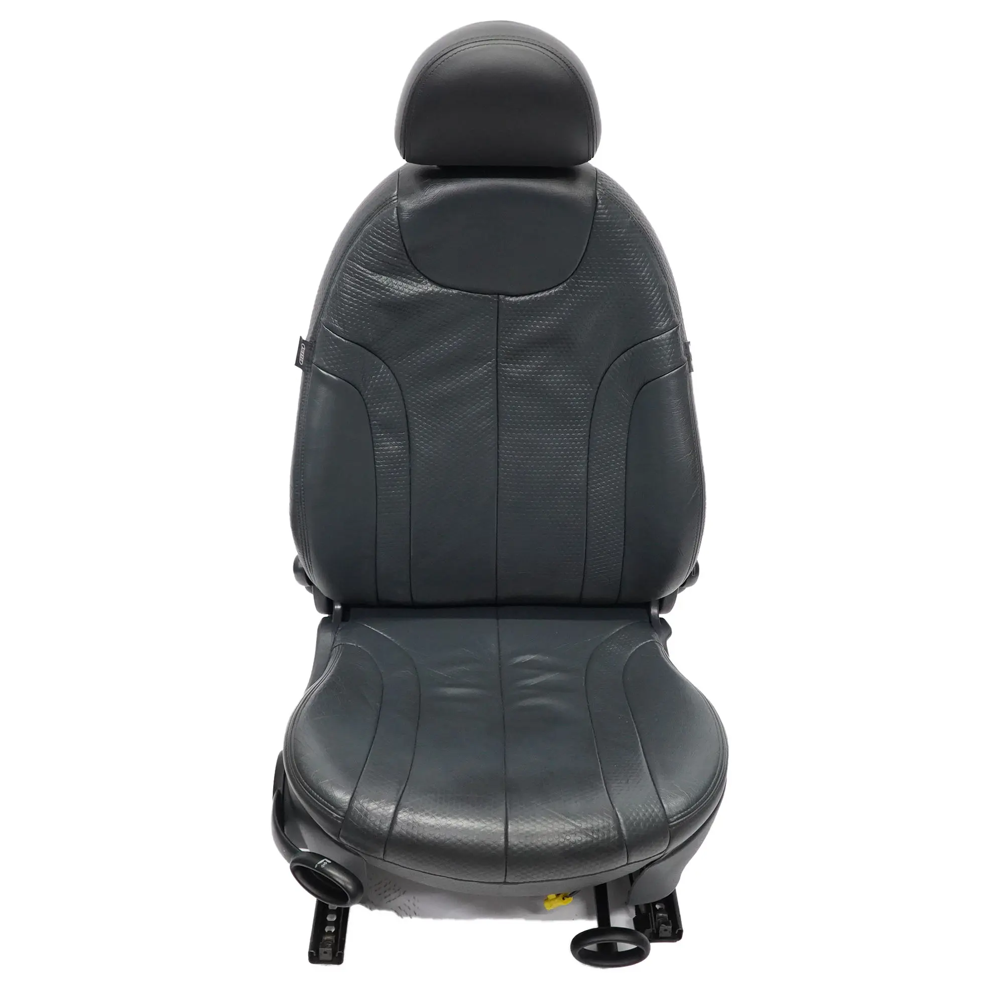 Mini R50 R53 Asiento Delantero Derecho Perfil Completo Cuero Negro Pantera