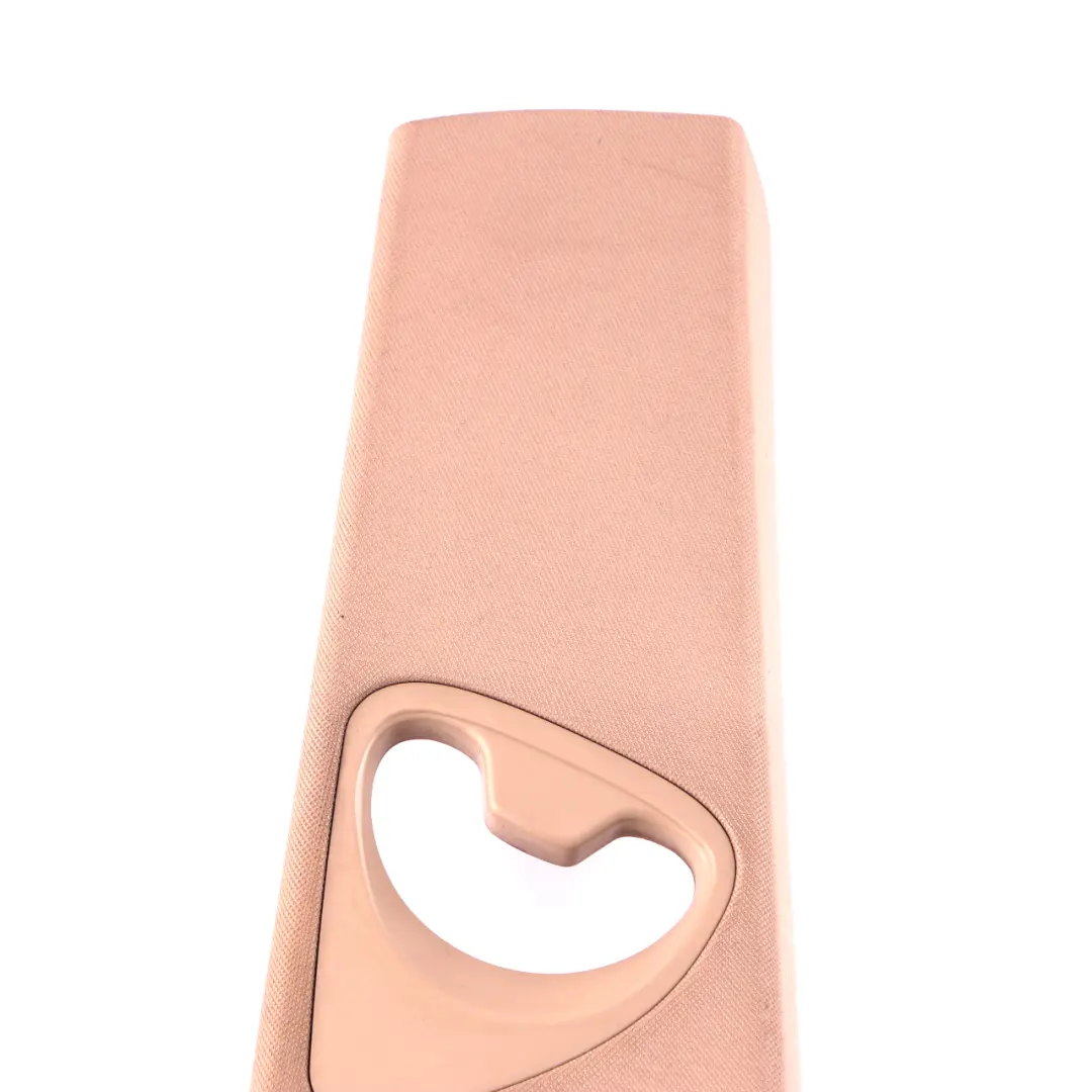 BMW 6 Series E63 LCI Trim Right O/S Column B Cover Cloth Cream Beige 7073608