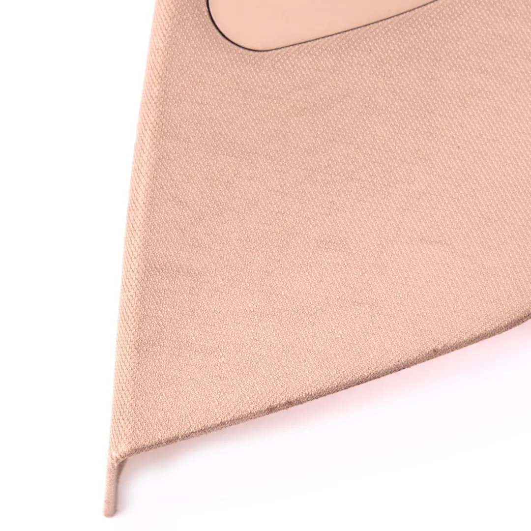 BMW 6 Series E63 LCI Trim Right O/S Column B Cover Cloth Cream Beige 7073608