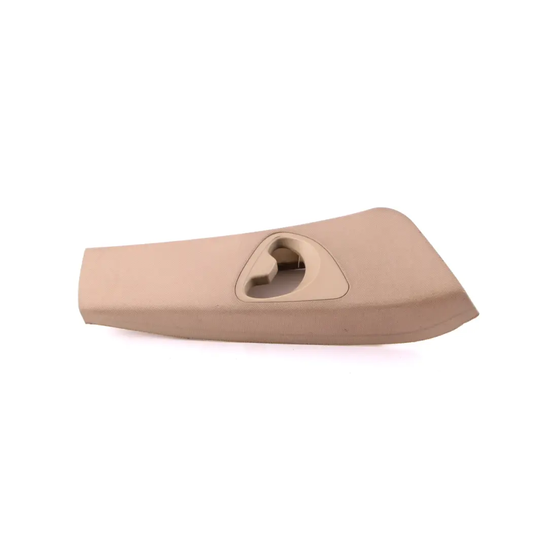 BMW 6 Series E63 LCI Trim Right O/S Column B Cover Cloth Cream Beige 7073608