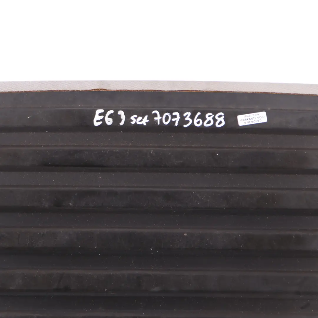 BMW E63 Headlining Cover Trim Set Sliding Roof Panel Himmelgrau Grey 7073688