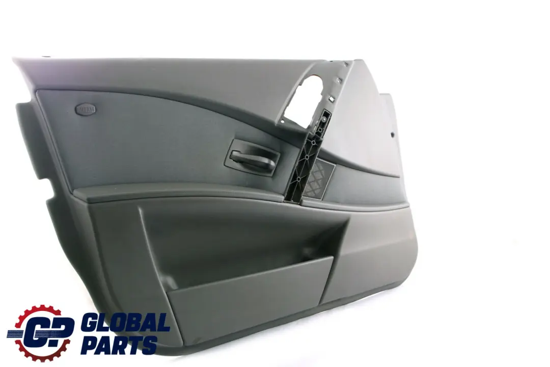 BMW E60 E61 Tarjeta De Puerta Forro De Tela Panel Delantero Izquierdo Gris