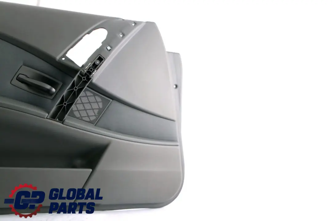 BMW E60 E61 Tarjeta De Puerta Forro De Tela Panel Delantero Izquierdo Gris