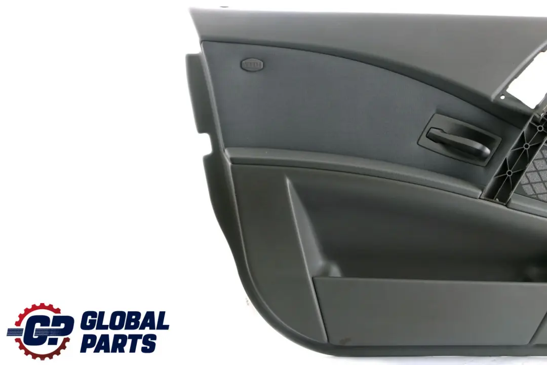 BMW E60 E61 Tarjeta De Puerta Forro De Tela Panel Delantero Izquierdo Gris