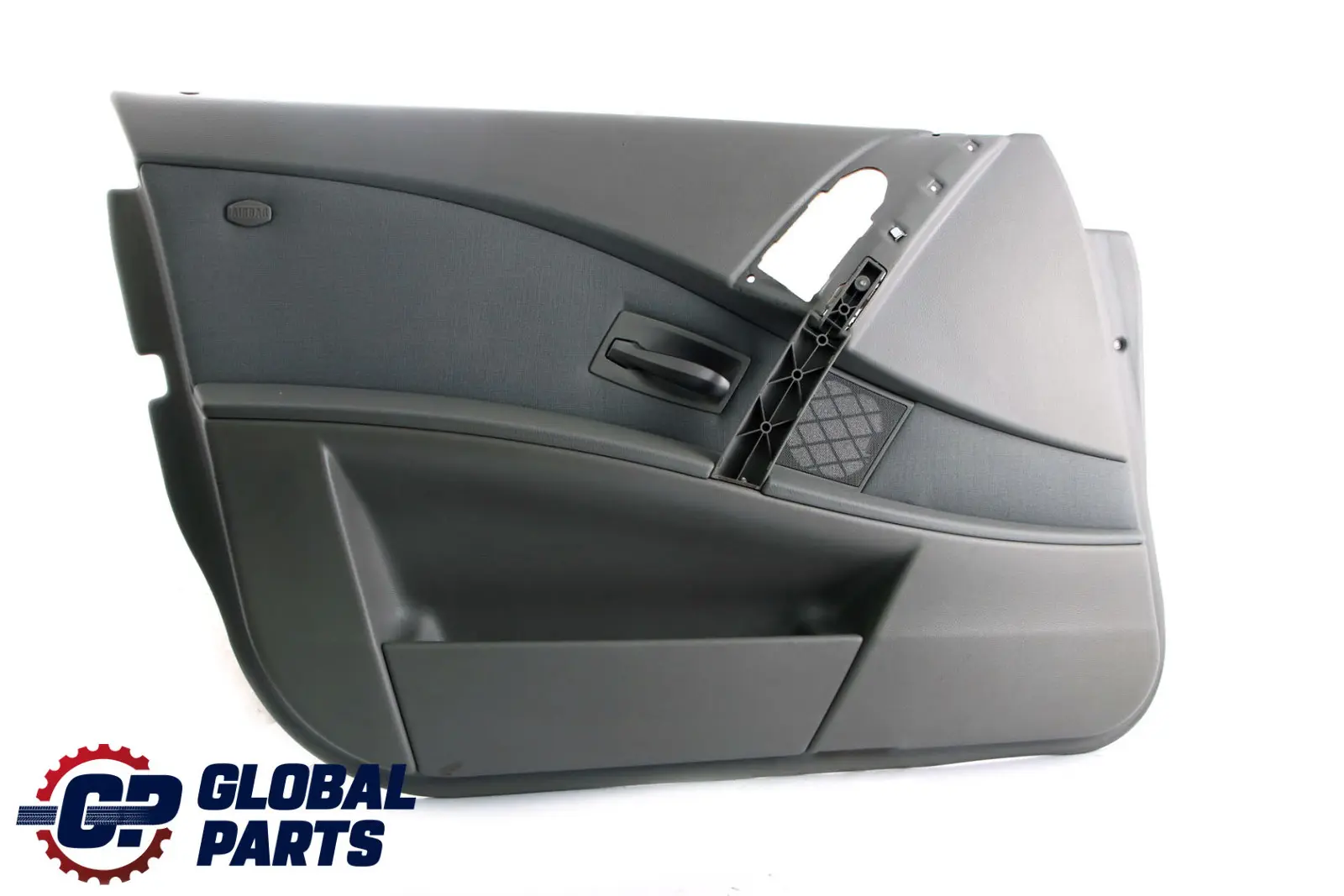 BMW E60 E61 Tarjeta De Puerta Forro De Tela Panel Delantero Izquierdo Gris