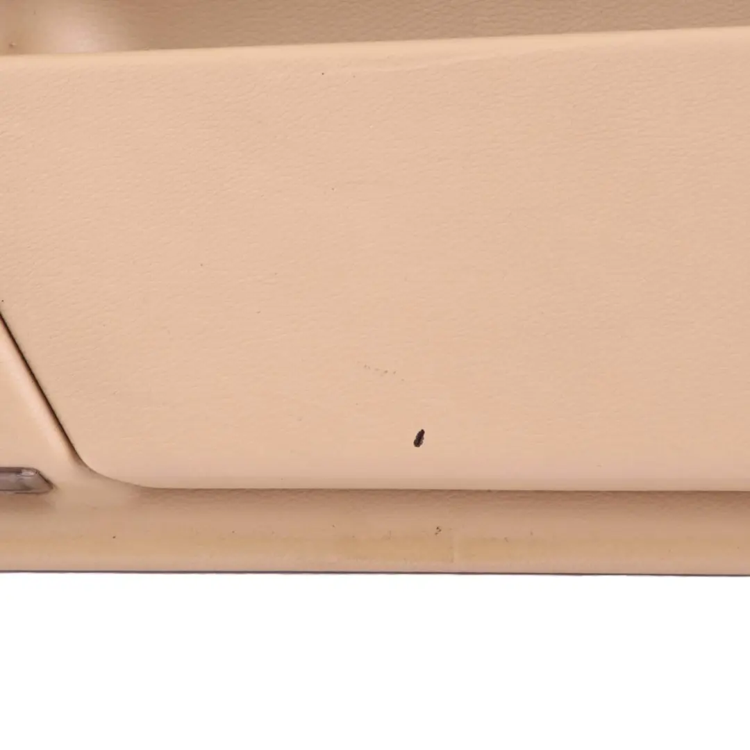 BMW 5 E60 E61 Front Right O/S Door Card Side Panel Trim Panel Beige Leather