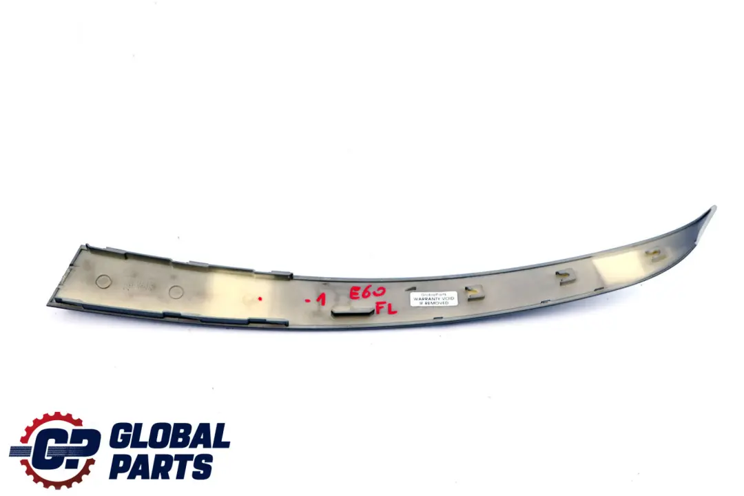 BMW 5 Series 1 E60 E61 Handle Upper Trim Front Left Titan II Dunkel N/S 7076297
