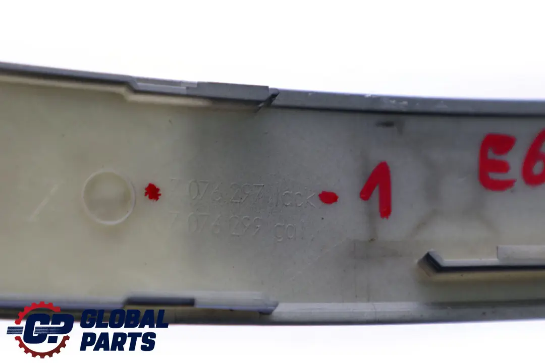 BMW 5 Series 1 E60 E61 Handle Upper Trim Front Left Titan II Dunkel N/S 7076297