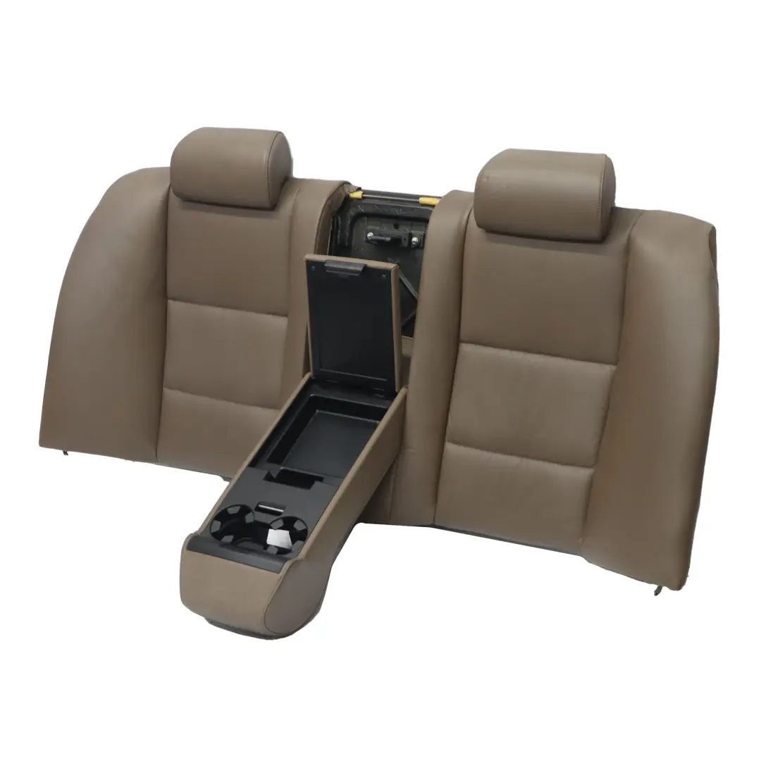 BMW E60 Interior Respaldo Asiento Trasero Funda De Cuero Dakota Marrón