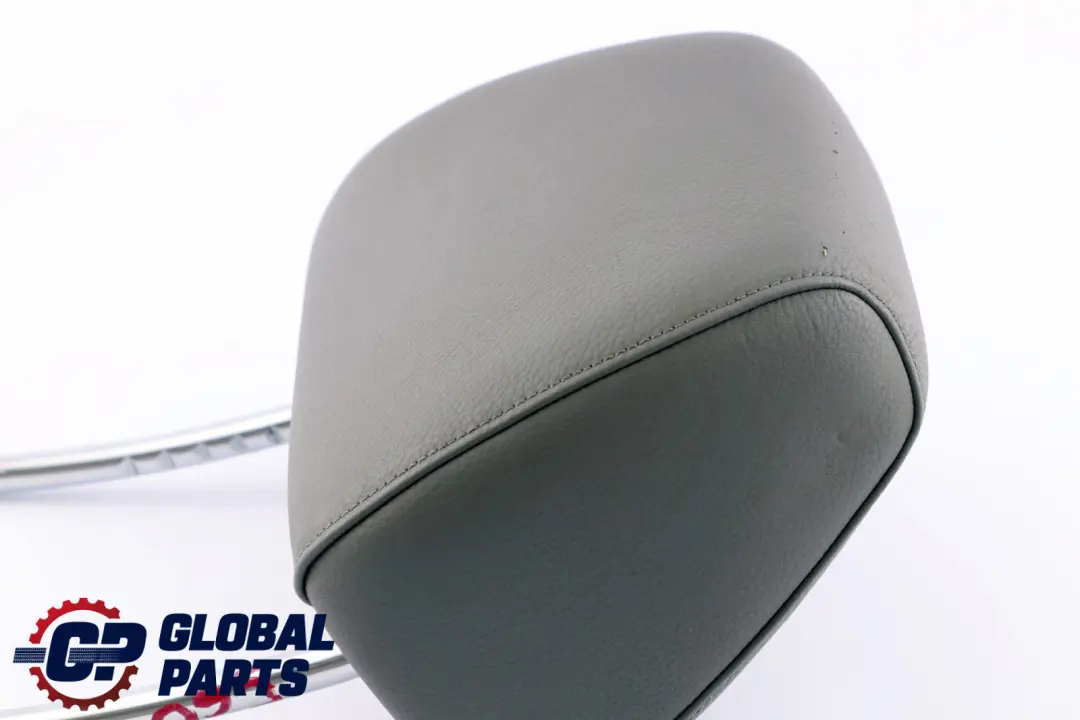 BMW 5 Series E60 E61 1 Front Seat Left Right N/O/S Leather Headrest Grey