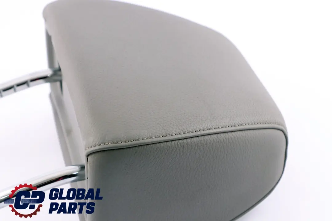 BMW 5 Series E60 E61 1 Front Seat Left Right N/O/S Leather Headrest Grey