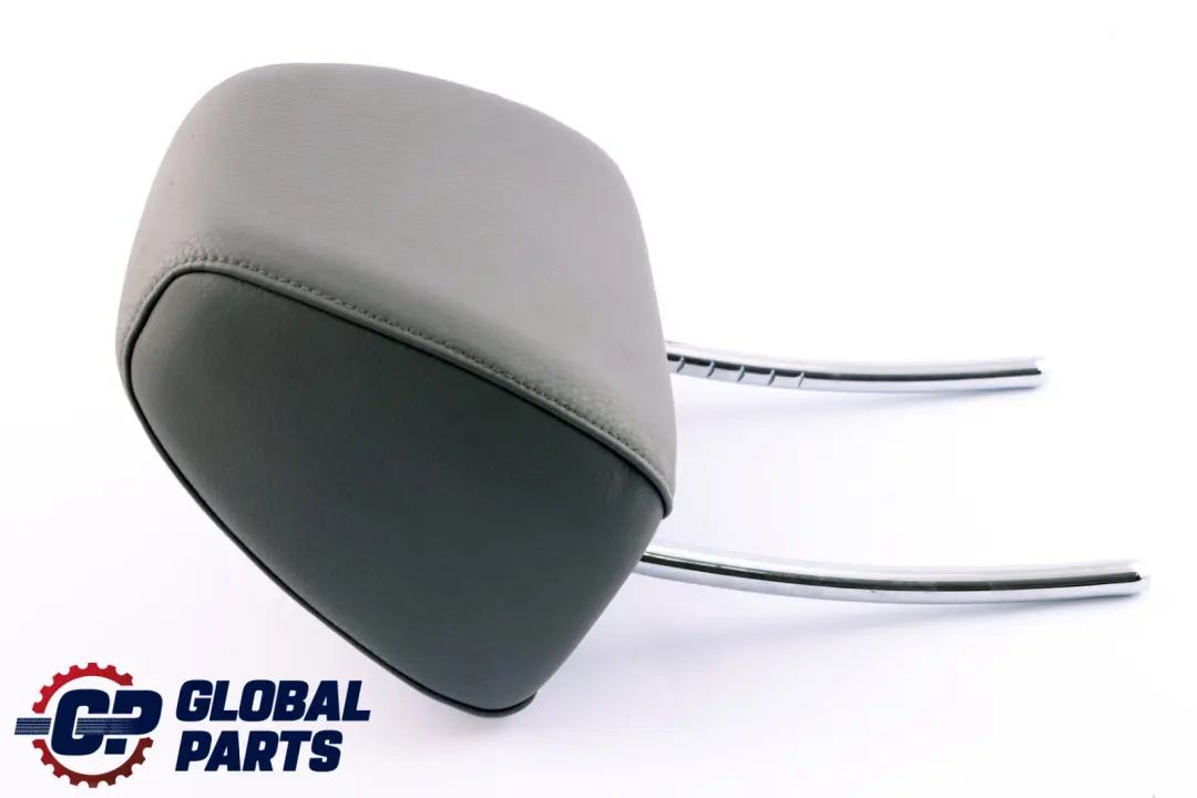 BMW 5 Series E60 E61 1 Front Seat Left Right N/O/S Leather Headrest Grey