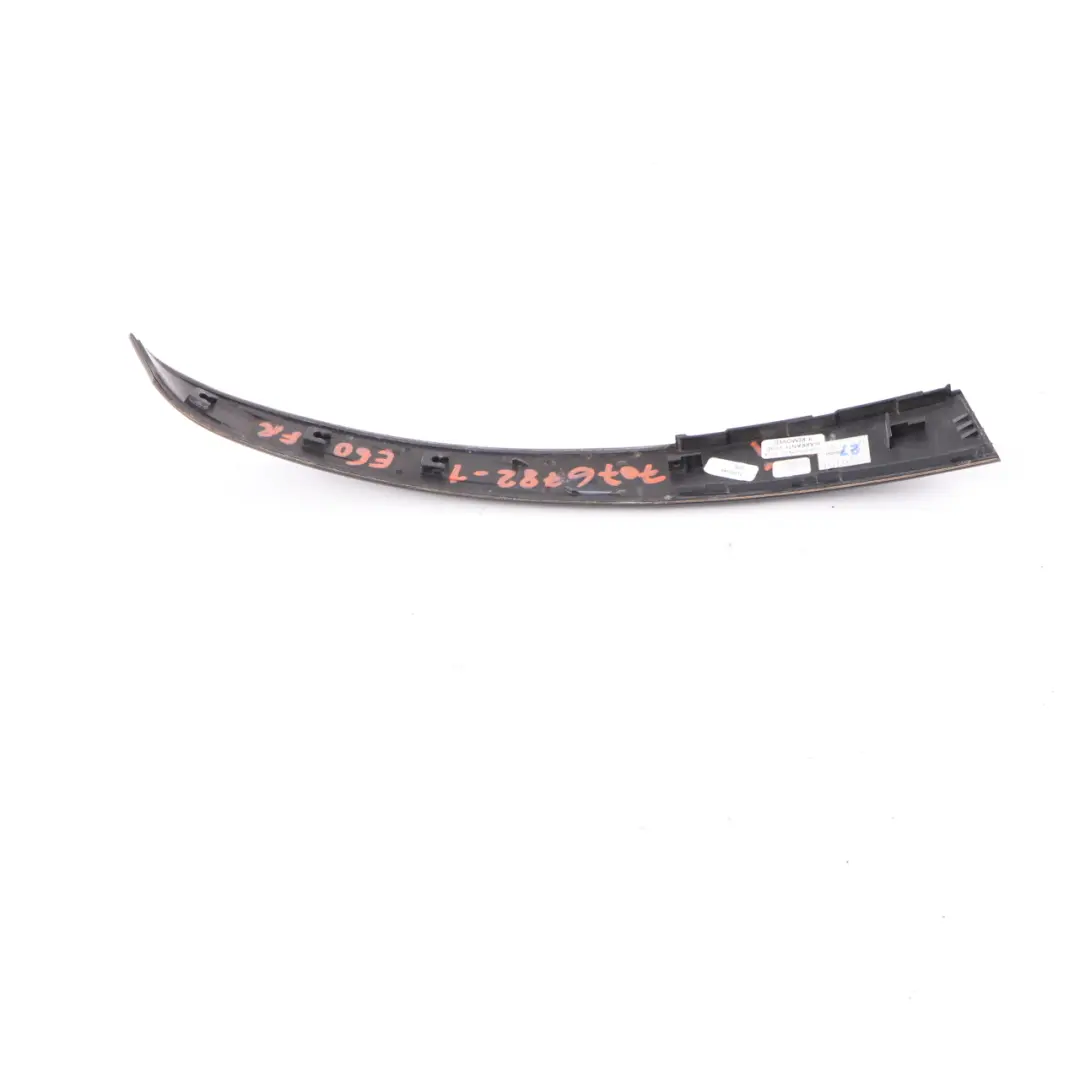BMW 5 E60 E61 Cover Handle Trim Strip Front Right O/S Wood Maple Sycamore